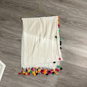 Pom Pom beach sarong wrap!